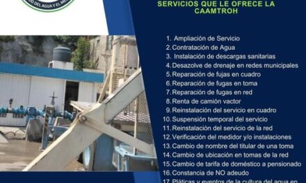 Conoce los servicios que ofrece la Comisión de Agua de Tepeji