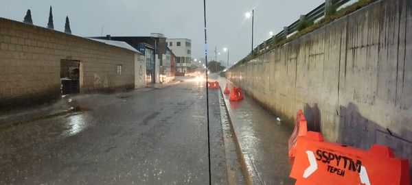 Consejo Municipal de Protección Civil de Tepeji al pendiente de la lluvia registrada esta tarde noche en el territorio tepejano