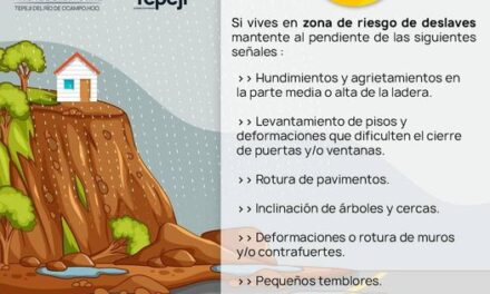 Recomendaciones ante temporada de lluvias