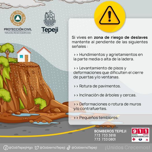 Recomendaciones ante temporada de lluvias