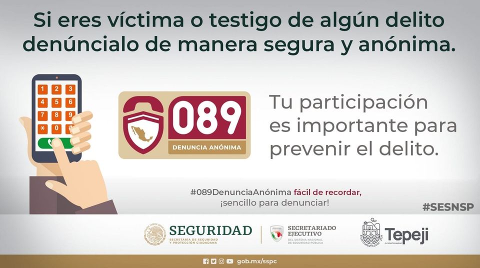 Tu participación es importante para prevenir el delito