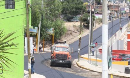 Pavimentación asfáltica del acceso principal a San Mateo