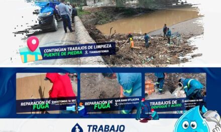 Nuestras cuadrillas trabajan arduamente en diversos puntos para mejorar tu servicio de agua y garantizar la seguridad de la población.