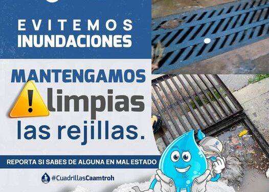 La acumulación de basura en las alcantarillas puede obstruir el flujo del agua pluvial, siendo una de las principales causas de inundaciones