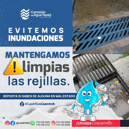 La acumulación de basura en las alcantarillas puede obstruir el flujo del agua pluvial, siendo una de las principales causas de inundaciones