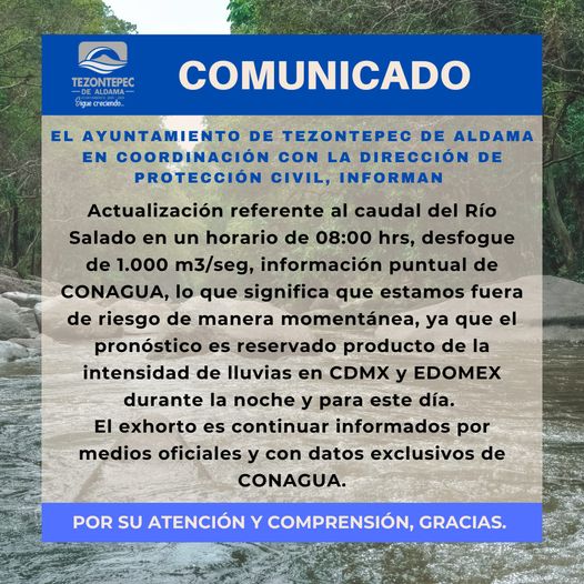 Comunicado Tezontepec de Aldama