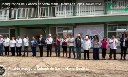 Inauguración del Cobaeh de Santa María Quelites en Tepeji