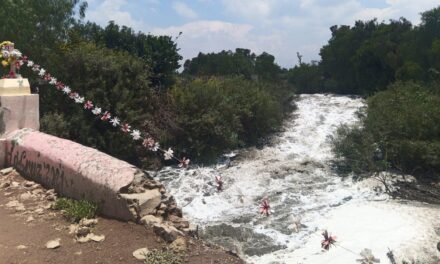 PC Tezontepec de Aldama informa niveles en el Río Salado