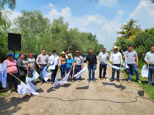 Inician trabajos de electrificación de la CerradaTula en la comunidad de San Gabriel y en El Chamizal.