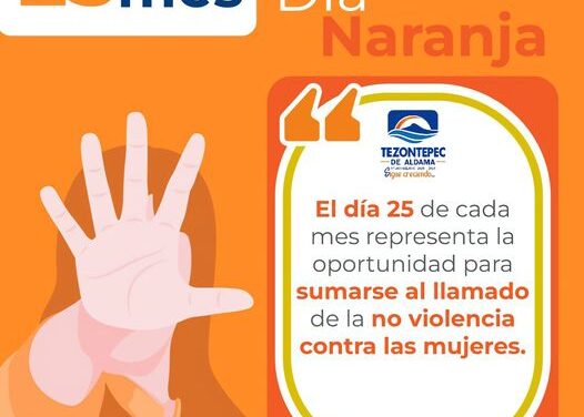 El gobierno de Tezontepec de Aldama trabaja para erradicar la violencia de género