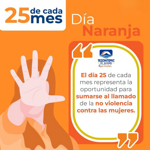 El gobierno de Tezontepec de Aldama trabaja para erradicar la violencia de género