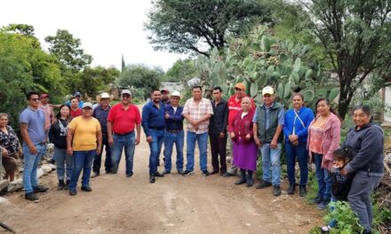 Concluyen trabajos de drenaje sanitario en cerradas de la calle 5 de Mayo de la comunidad de San Gabriel.