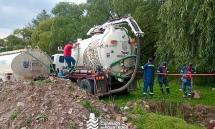 La Comisión de Agua de Tepeji atiende reportes ciudadanos