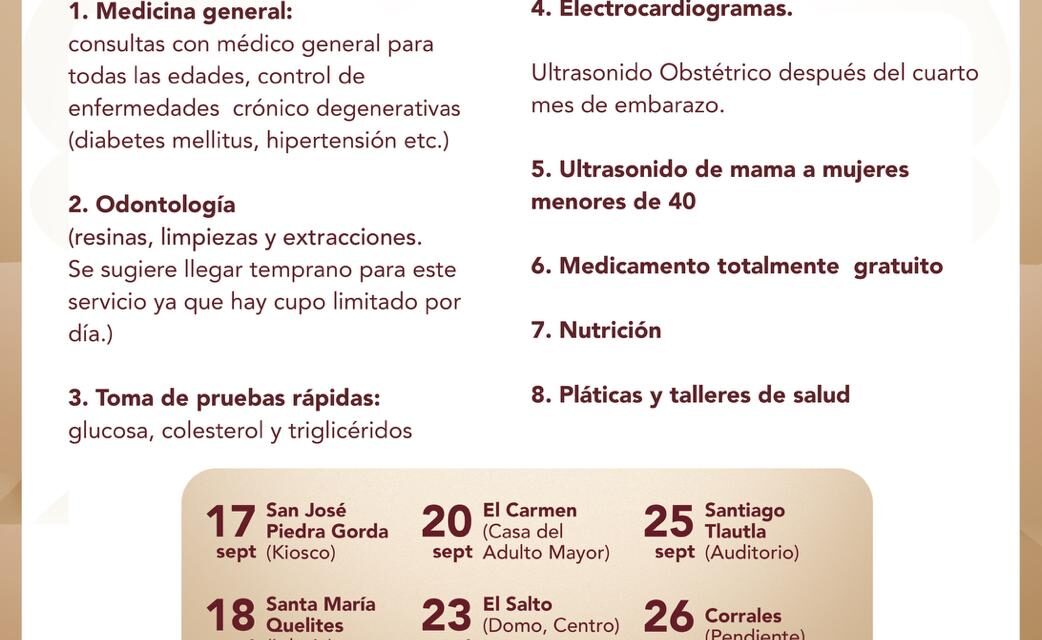 El Gobierno Municipal de Tepeji del Río y Pemex se unen para brindar servicios médicos gratuitos a las familias tepejanas