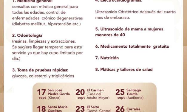 El Gobierno Municipal de Tepeji del Río y Pemex se unen para brindar servicios médicos gratuitos a las familias tepejanas