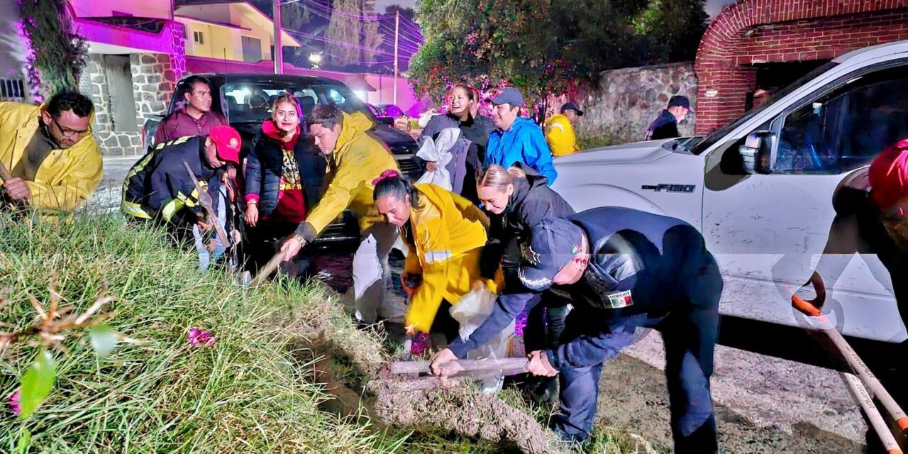 Despliegan operativo de limpieza en las zonas afectadas por las lluvias