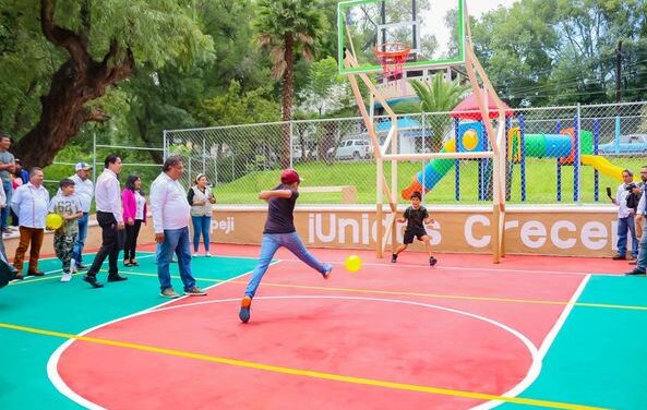 La rehabilitación de espacios públicos permite generar la sana convivencia, el deporte y la unidad de las familias.