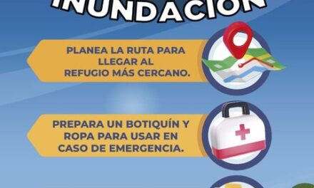 En esta temporada de lluvias toma en cuenta las siguientes recomendaciones ante una posible inundación.