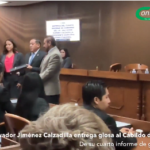 Salvador Jiménez Calzadilla, entrega glosa de su Cuarto Informe de Gobierno al Cabildo de Tepeji.
