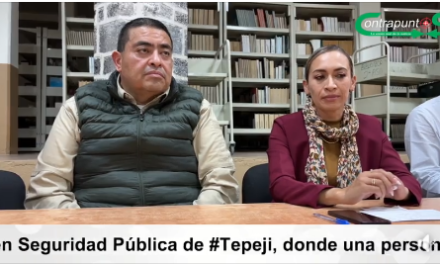 Informan sobre los hechos registrados en Seguridad Pública de Tepeji, donde una persona se quitó la vida al interior del área de retención primaria.