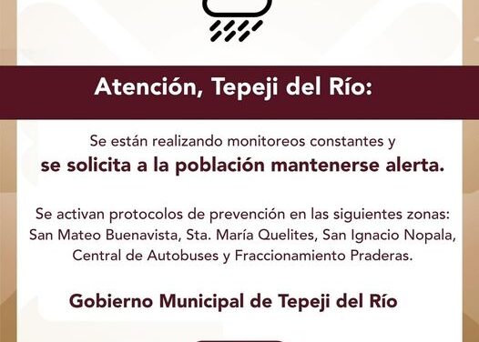 El gobierno de Tepeji del Río informa: