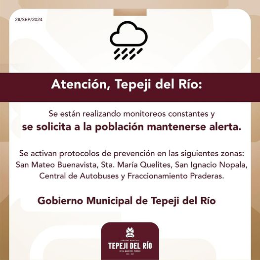 El gobierno de Tepeji del Río informa: