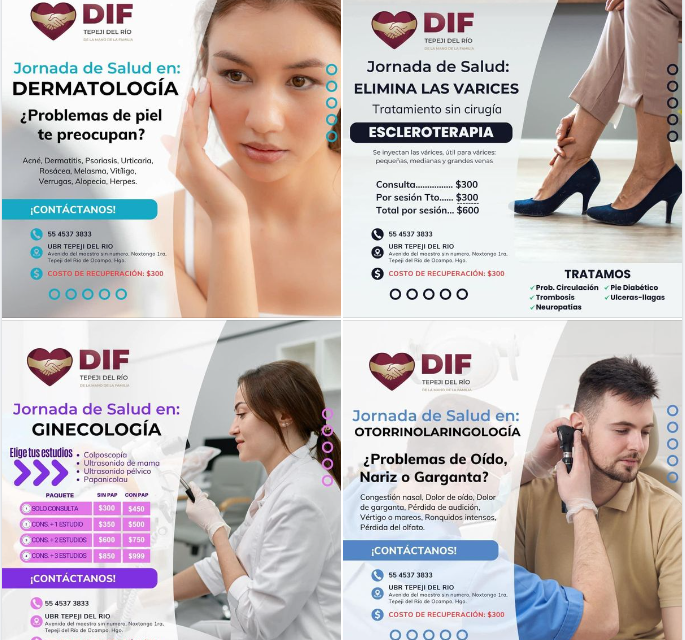 Realizarán jornadas médicas de especialidades en Tepeji