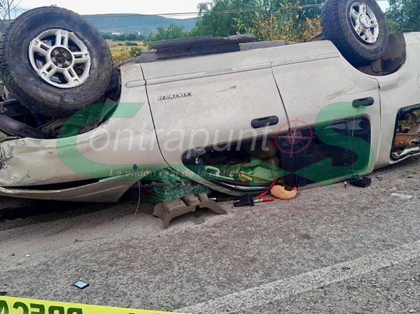 Una persona sin vida y dos lesionadas fue el saldo de un accidente registrado entre dos vehículos en la carretera Jorobas Tula a la altura de Praderas del Potrero.