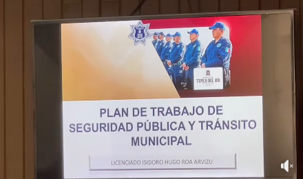 Seguridad Pública de Tepeji presenta su plan de trabajo