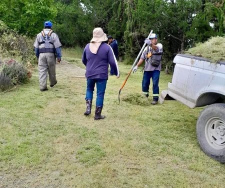 Caamtroh realiza labores de mantenimiento y limpieza en diversos puntos del municipio