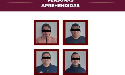 Aprehende PGJEH a cuatro personas investigadas por homicidio doloso