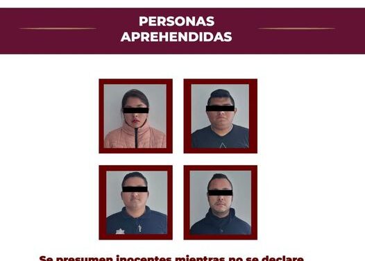 Aprehende PGJEH a cuatro personas investigadas por homicidio doloso