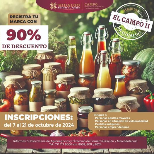 ¡Atención productoras y productores de #AtotonilcoDeTula!