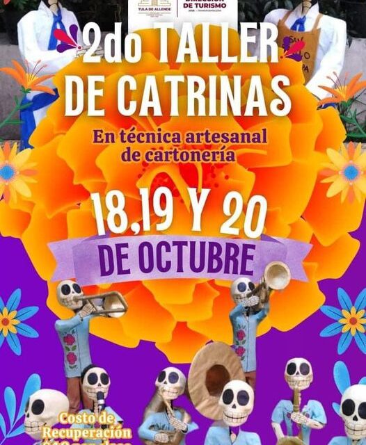 Invitan a participar en el segundo taller de elaboración de catrinas