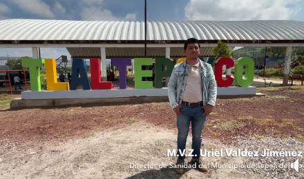 Entrevista al M.V.Z. Uriel Valdez Jiménez, director de Sanidad del Municipio de Tepeji del Río.