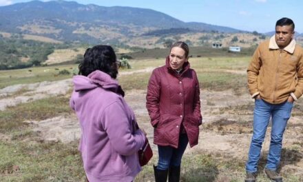 Alcaldesa de Tepeji, recorre zona protegida en Vega de Madero