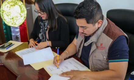 El Gobierno Municipal de #AtotonilcoDeTula firma convenio con el Instituto Hidalguense de la Juventud para beneficiar a los jóvenes del municipio