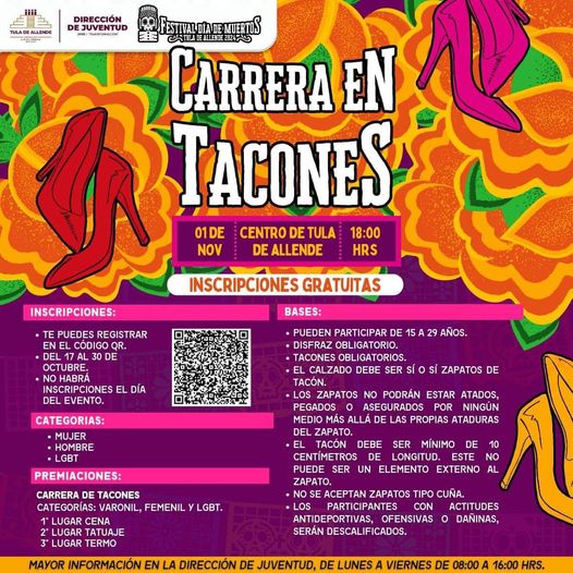 Realizarán “Carrera en Tacones” en Tula de Allende