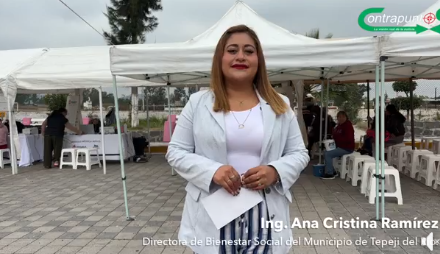 Entrevista a la Ing. Ana Cristina Ramírez, Directora de Bienestar Social del Gobierno Municipal de Tepeji del Río.