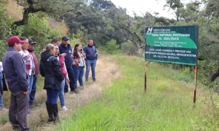 Alcaldesa de Tepeji visita reserva natural en Fraccionamiento Presa Escondida