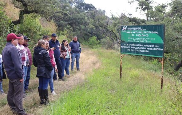 Alcaldesa de Tepeji visita reserva natural en Fraccionamiento Presa Escondida