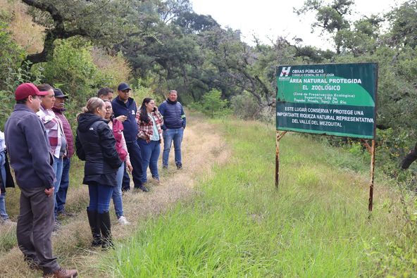 Alcaldesa de Tepeji visita reserva natural en Fraccionamiento Presa Escondida