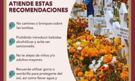 PC emite las siguientes recomendaciones para garantizar una mayor seguridad durante las festividades del Día de Muertos.