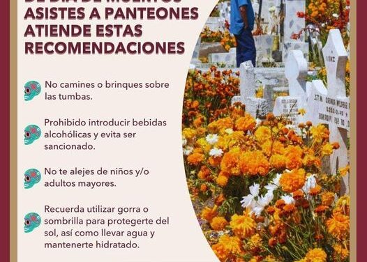 PC emite las siguientes recomendaciones para garantizar una mayor seguridad durante las festividades del Día de Muertos.