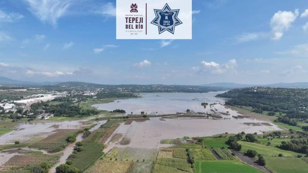 Realizan labores de monitoreo del nivel del agua en las presas, ríos y los cuerpos de agua de Tepeji