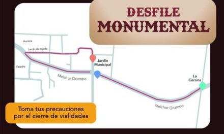 CIERRE DE VIALIDADES EN TEPEJI DEL RÍO POR DESFILE MONUMENTAL