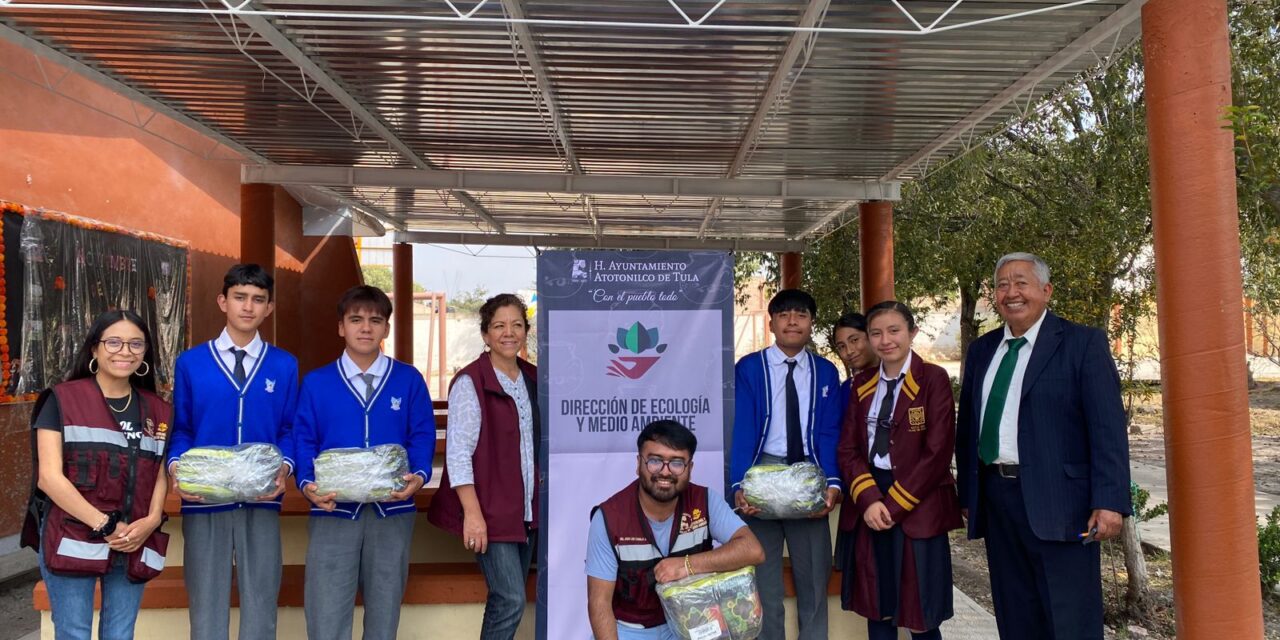 Gobierno Municipal de Atotonilco de Tula da inicio a la Semana de Ecología con Talleres de Huertos Escolares