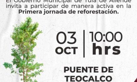 ¡Participa en la Primera Jornada de Reforestación en Tula de Allende!