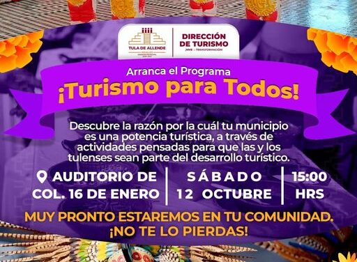 Inicia programa «Turismo para todos»