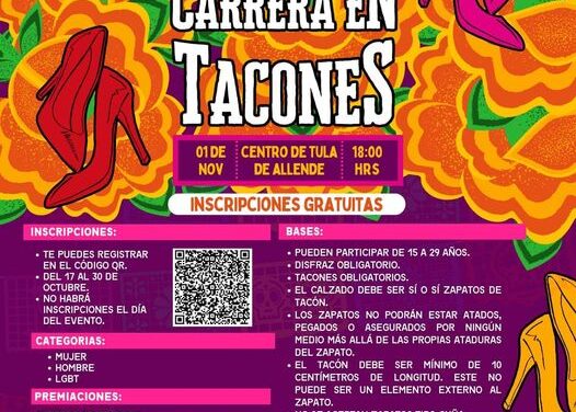 Aún estás a tiempo de inscribirte a la Carrera en Tacones